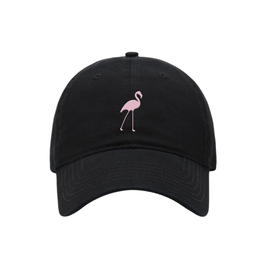 Pink Flamingo Cap (Black)